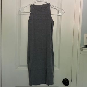 American Apparel Grey High Neck Dress